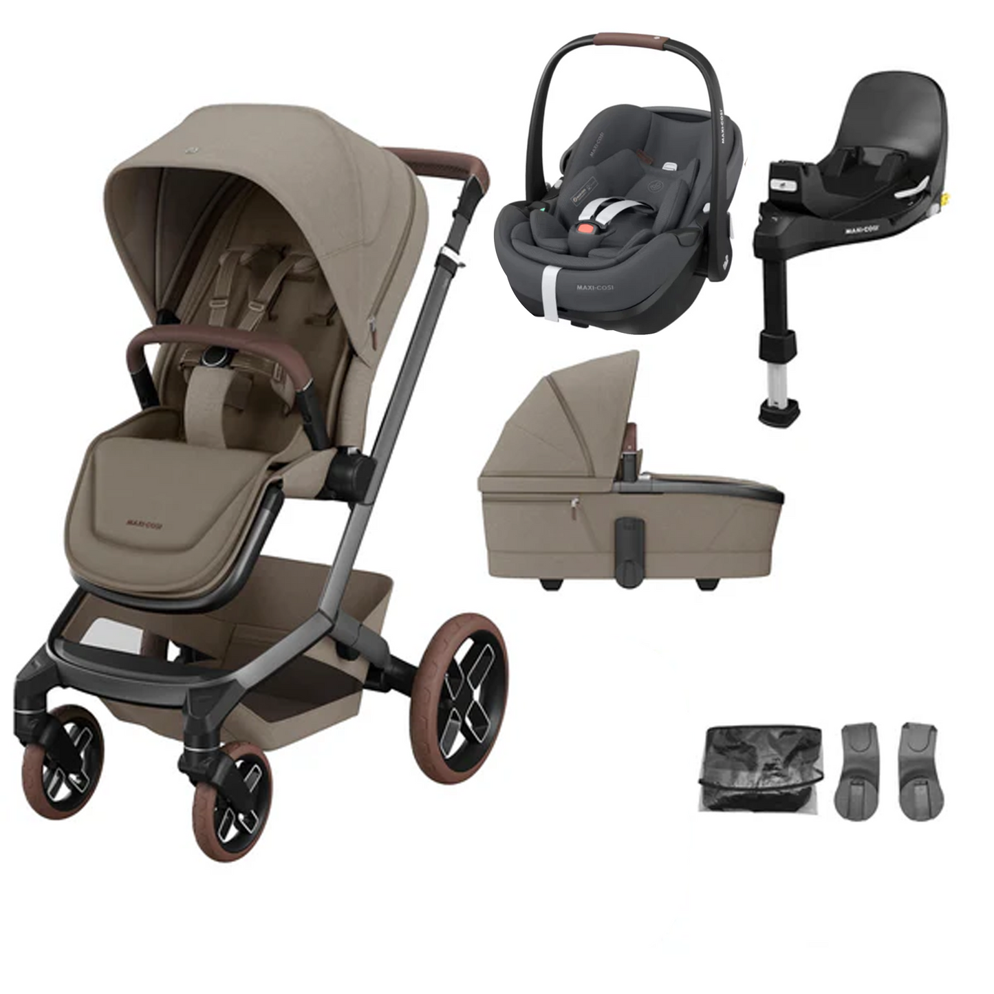 Maxi Cosi Fame Buggy with Maxi Cosi Pebble Pro2 and Family Fix Pro Base
