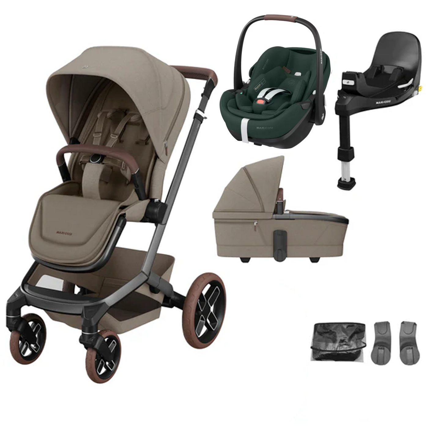 Maxi Cosi Fame Buggy with Maxi Cosi Pebble Pro2 and Family Fix Pro Base