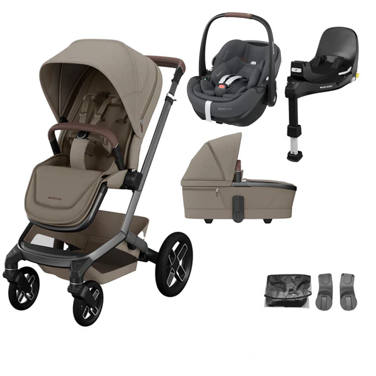 Maxi Cosi Fame Buggy with Maxi Cosi Pebble Pro2 and Family Fix Pro Base