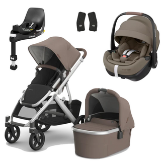 UPPAbaby Vista V3 Buggy with Maxi Cosi Pebble 360 Pro2 and Familyfix Pro Isofix Base