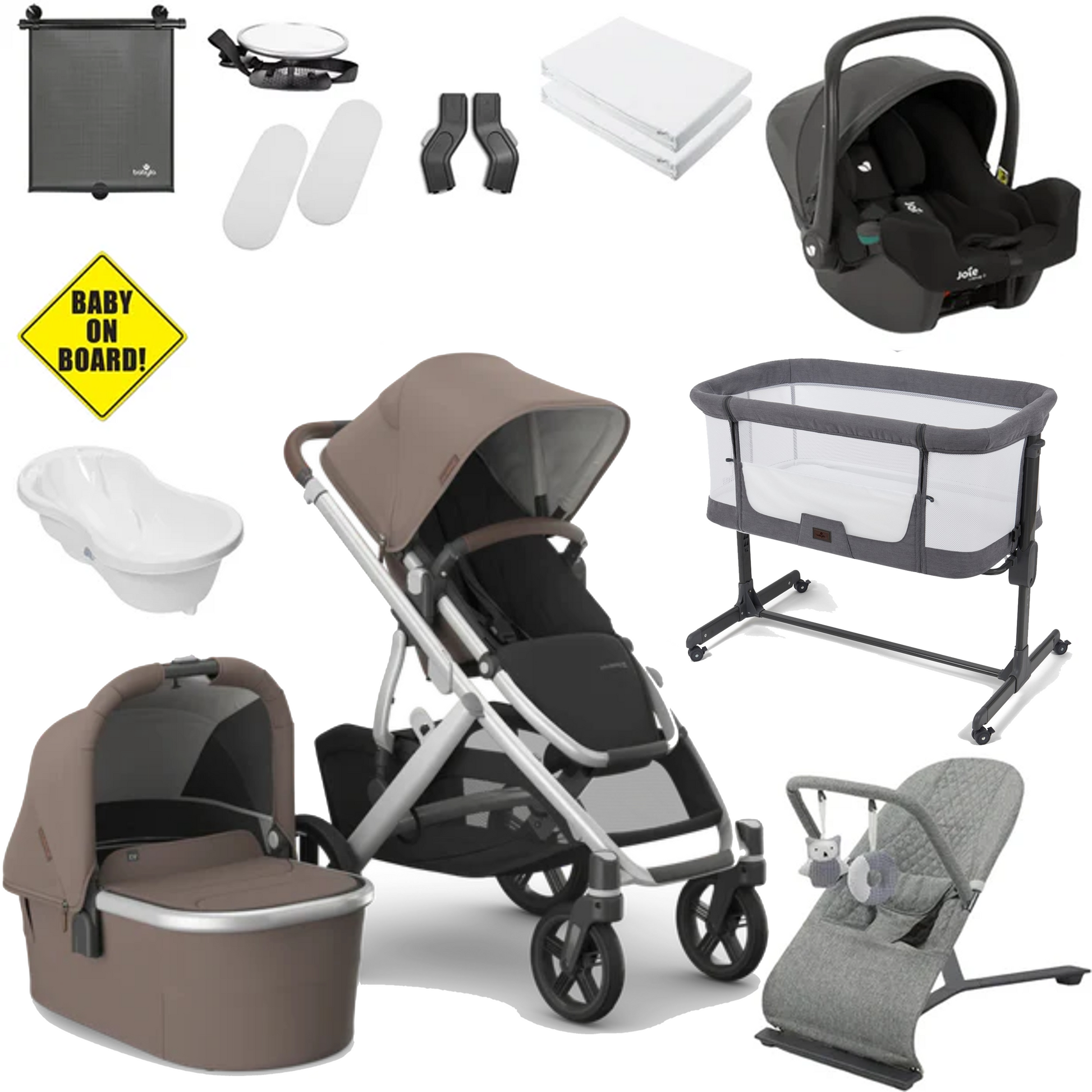 uppababy vista theo UPPAbaby Vista V3 Complete Newborn Bundle