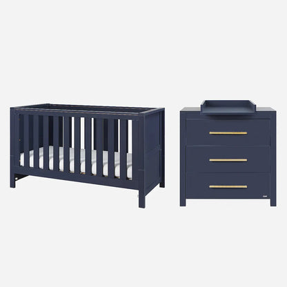 Tutti Bambini Tivoli 2 Piece Set with Cot Bed and Dresser Changer