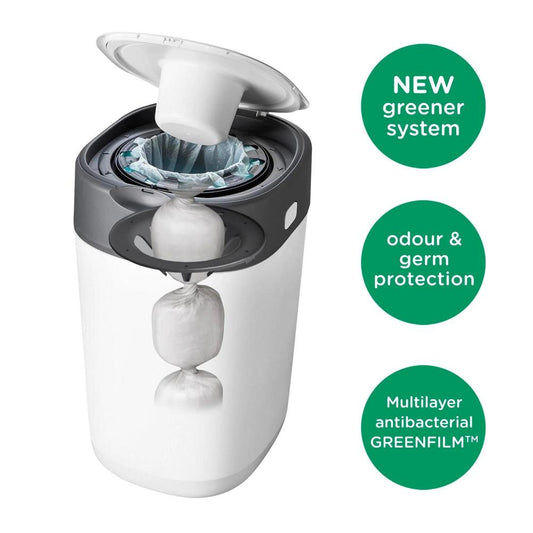 Tommee Tippee Twist & Click Nappy Bin & 6 Refills