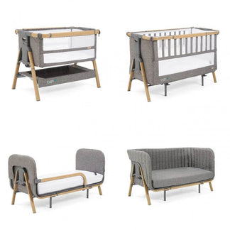 Tutti Bambini CoZee XL Complete Birth to 4+ Years Bundle Oak/ Charcoal