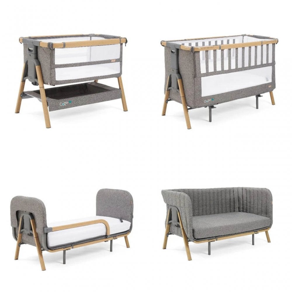 Tutti Bambini CoZee XL Complete Birth to 4+ Years Bundle Oak/ Charcoal