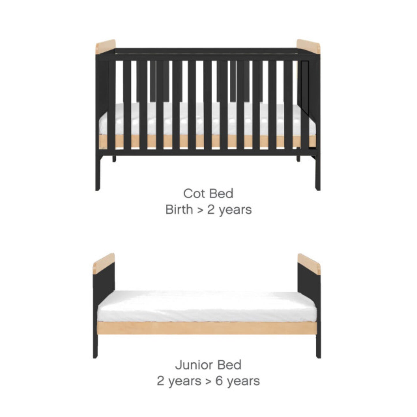 Tutti Bambini Rio 3 Piece Range with Cot Bed, Dresser Changer and Wardrobe