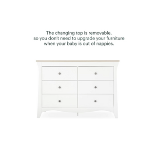 CuddleCo Clara 6 Drawer Dresser