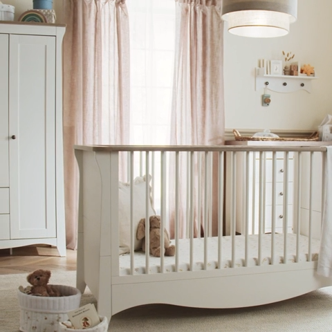 CuddleCo Clara 3 Door Triple Wardrobe