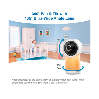 Vtech 5 Inch Smart Wi-Fi Pan & Tilt Monitor RM5766HD