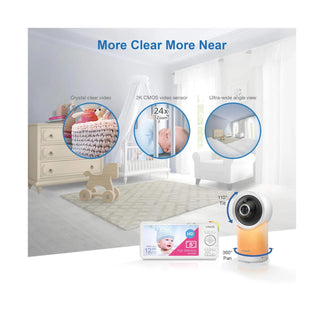 Vtech 5 Inch Smart Wi-Fi Pan & Tilt Monitor RM5766HD