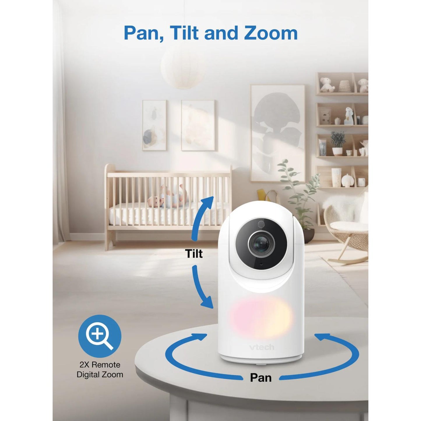 VTech 5-inch Video Monitor with Pan & Tilt - VM5467