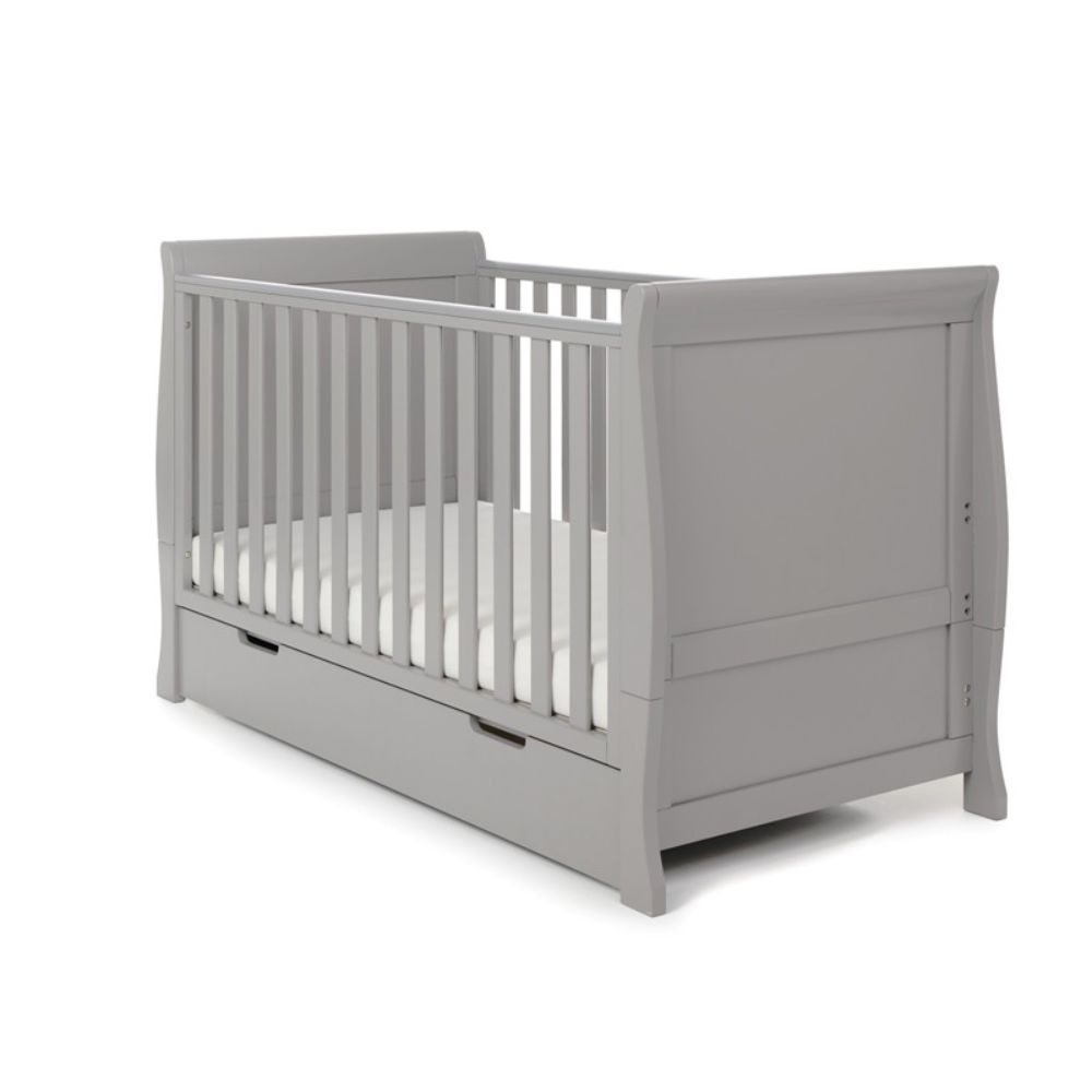 Obaby Stamford Classic 3 Piece Room Set with Cot Bed, Dresser Changer and Wardrobe