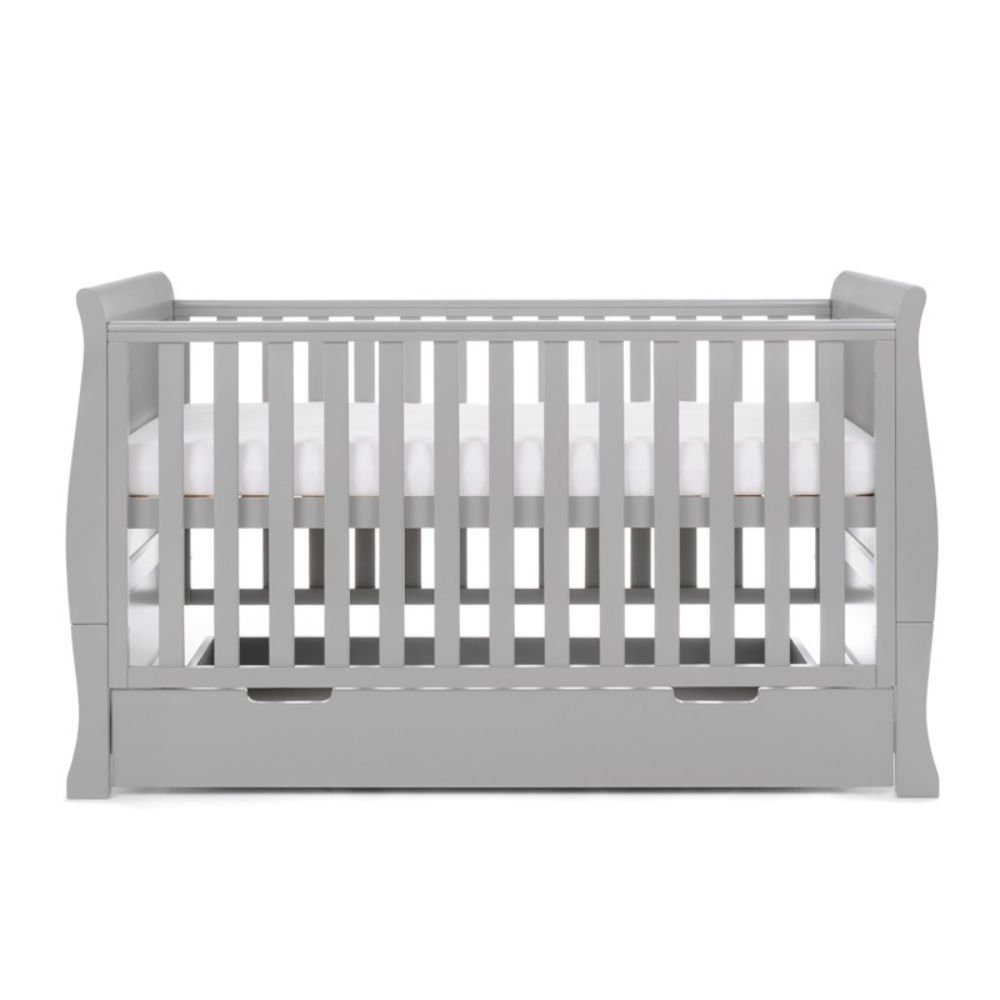 Obaby Stamford Classic 3 Piece Room Set with Cot Bed, Dresser Changer and Wardrobe