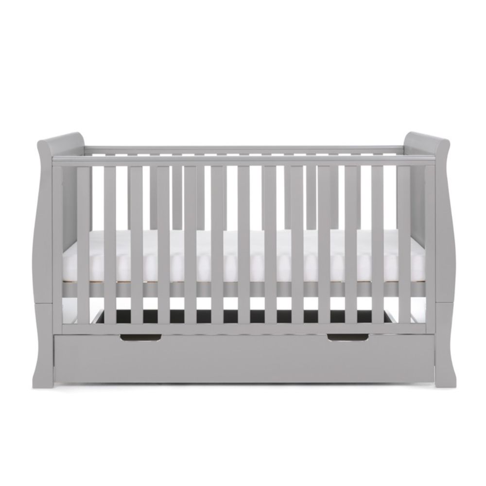 Obaby Stamford Classic 3 Piece Room Set with Cot Bed, Dresser Changer and Wardrobe