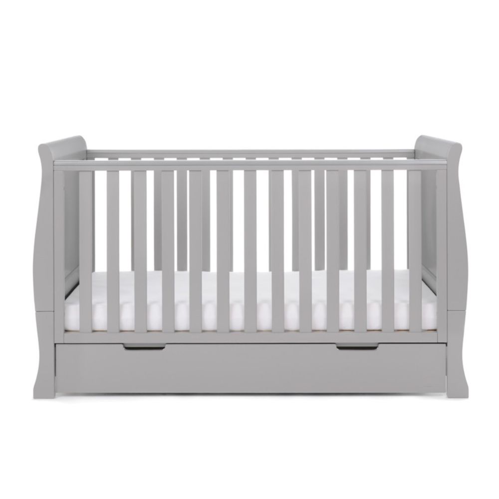 Obaby Stamford Classic 3 Piece Cot Bed with Dresser Changer and Wardrobe