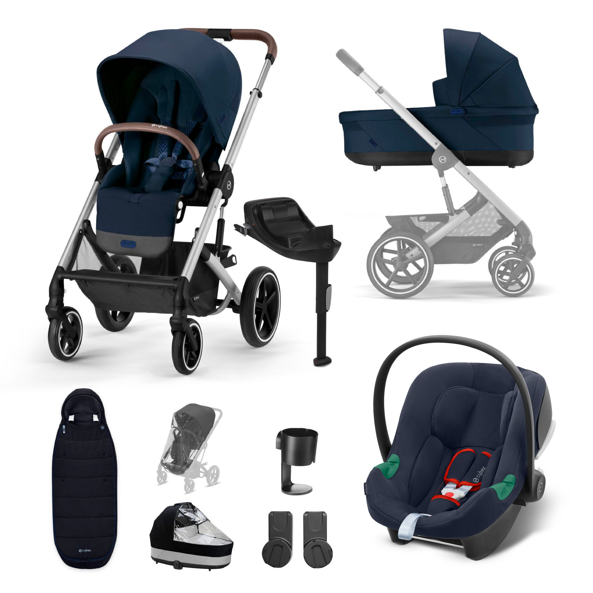 Cybex Balios S Lux Travel System with Aton B2 Car Seat BabyDoc Shop Ireland