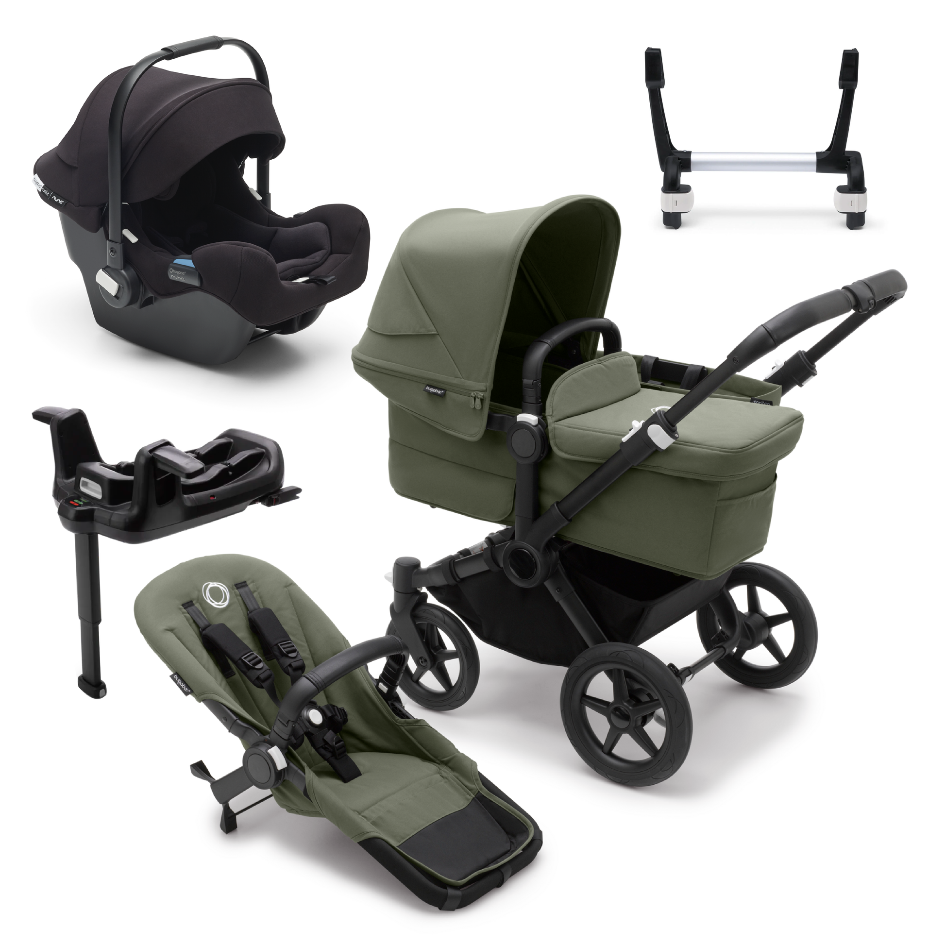 Bugaboo Donkey 5 Mono Single with Bugaboo Turtle Car Seat and Base BabyDoc Shop Ireland