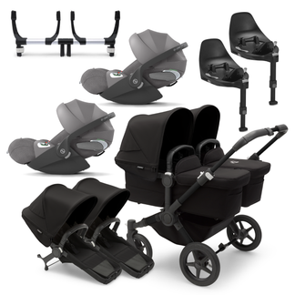 Bugaboo Donkey 5 Double Twin Travel System with Cloud T Car Seat