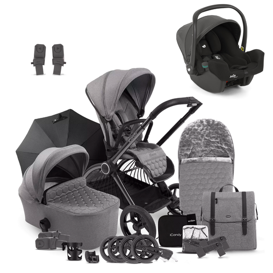 iCandy Core Complete Bundle with Joie iSnug 2 iSize Car Seat