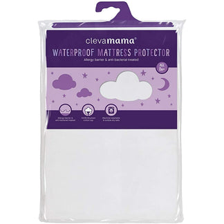 ClevaMama Tencel Fitted Cot Bed waterproof Mattress Protector