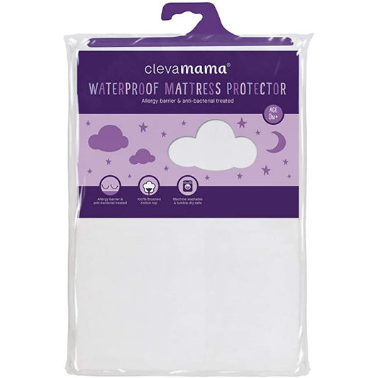 ClevaMama Tencel Fitted Cot Bed waterproof Mattress Protector