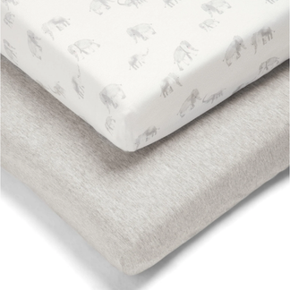 Mamas & Papas Cotbed Fitted Sheets - 2 Pack