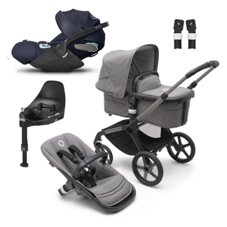 Bugaboo Fox 5 Travel System with Cybex Cloud T and ISOFIX Base