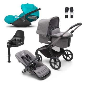 Bugaboo Fox 5 Travel System with Cybex Cloud T and ISOFIX Base