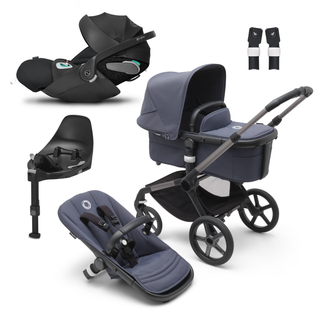 Bugaboo Fox 5 Travel System with Cybex Cloud T and ISOFIX Base