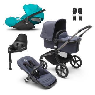 Bugaboo Fox 5 Travel System with Cybex Cloud T and ISOFIX Base