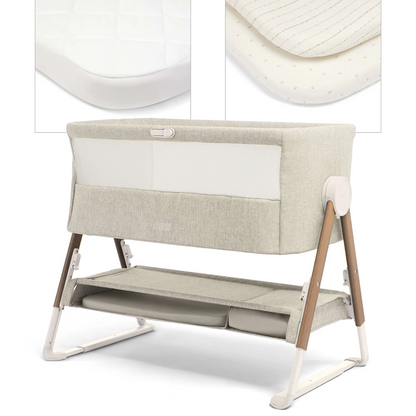 Mamas & Papas Lua Bedside Crib Bundle