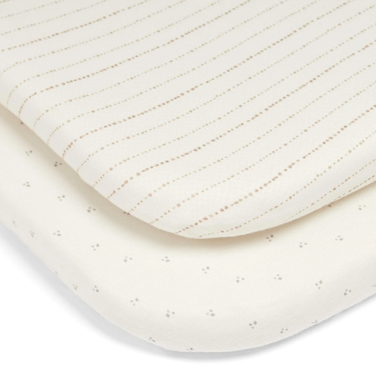 Mamas & Papas Universal Crib Fitted Sheets (87x50cm) - 2 Pack