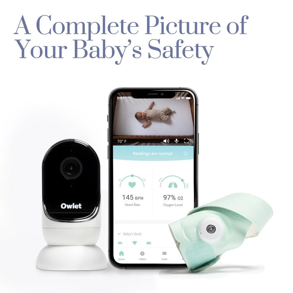 Owlet Baby Monitor Duo V3 - Smart Sock & HD Camera