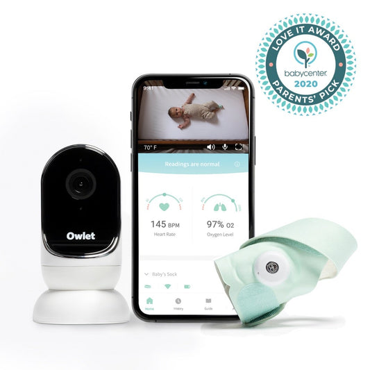 Owlet Baby Monitor Duo V3 - Smart Sock & HD Camera