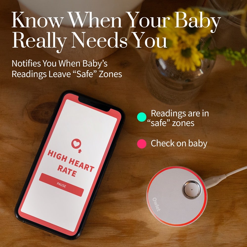 Owlet Baby Monitor Duo V3 - Smart Sock & HD Camera