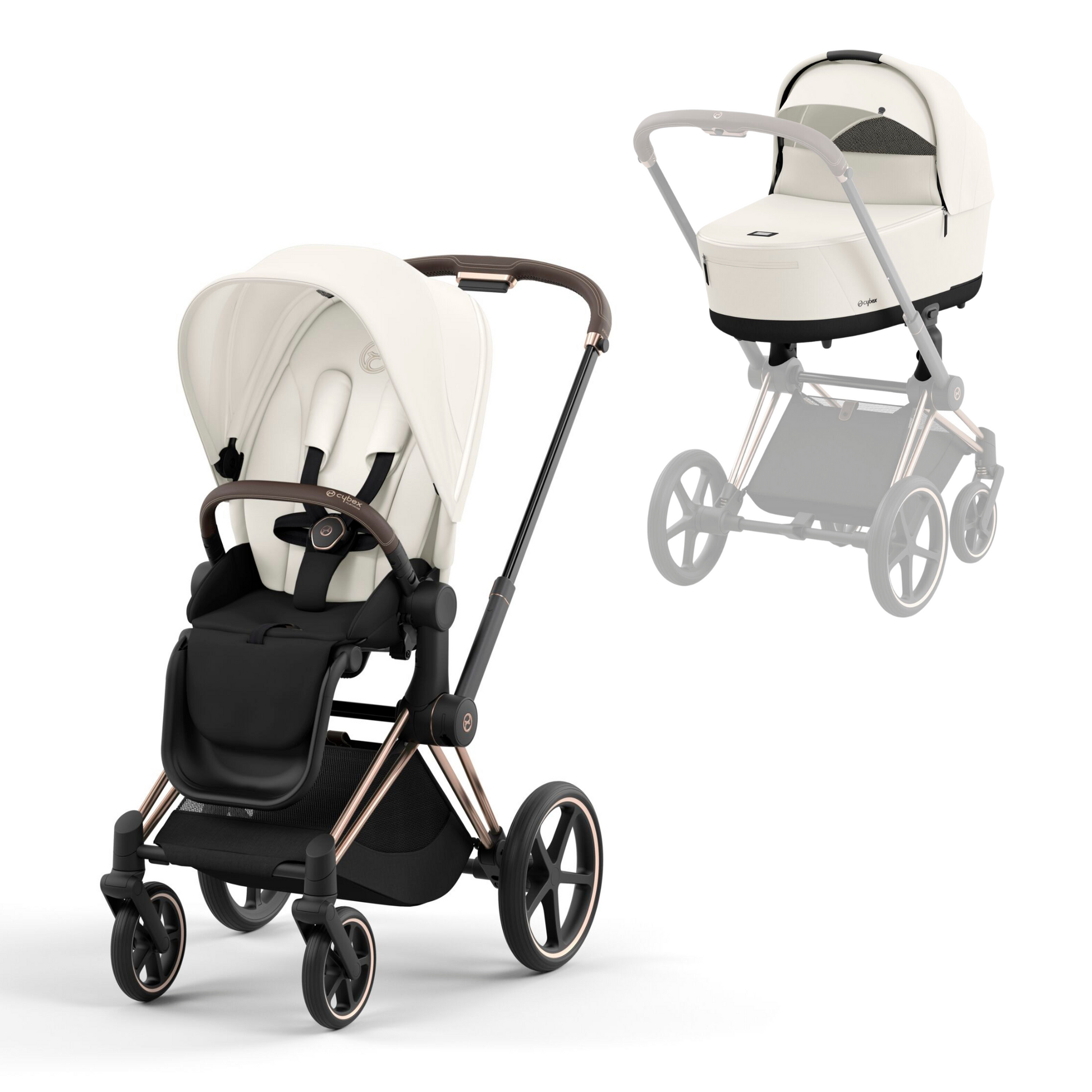 Cybex Priam Lux Trekking Stroller, Ferrari - Silver Grey