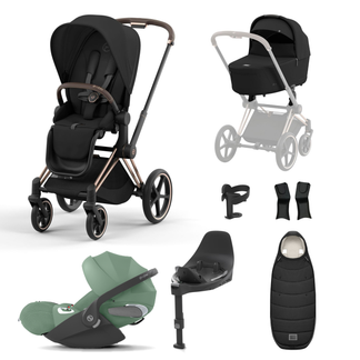 Cybex Priam Essentials Bundle with Cybex Cloud T and Base T