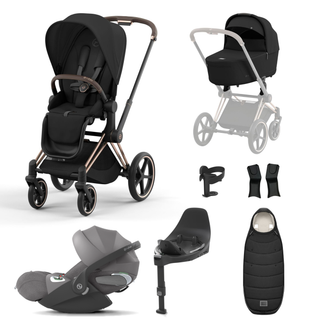 Cybex Priam Essentials Bundle with Cybex Cloud T and Base T