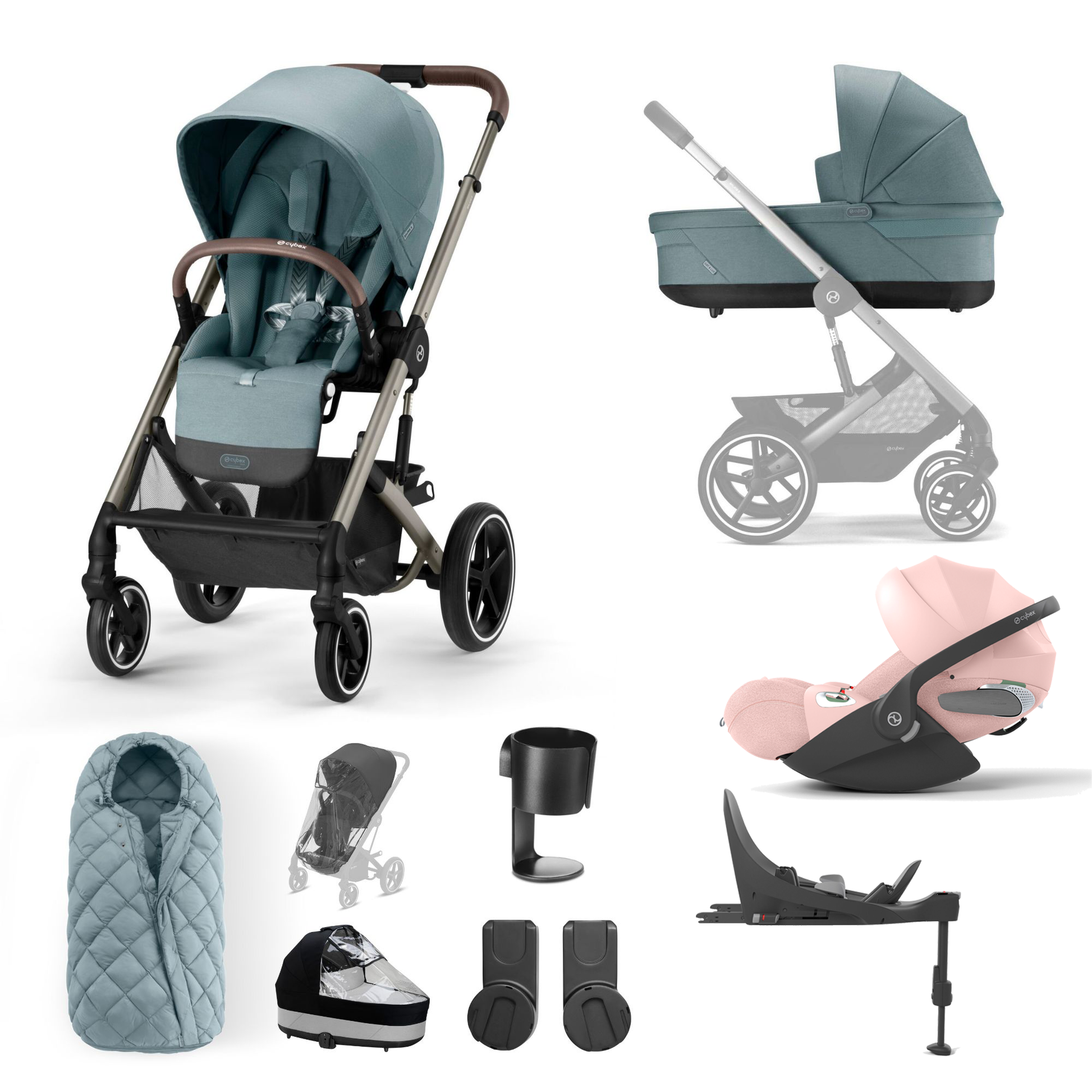 Cybex Balios S Lux Travel System with Cloud T Car Seat BabyDoc Shop Ireland