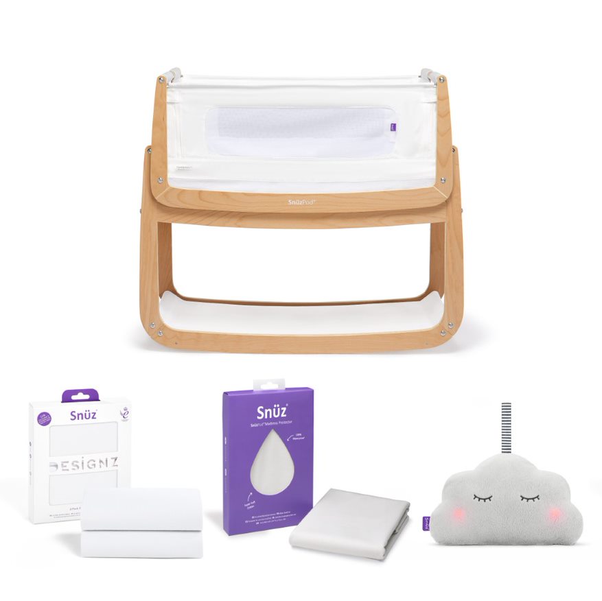 SnuzPod 4 Bedside Crib - Starter Bundle