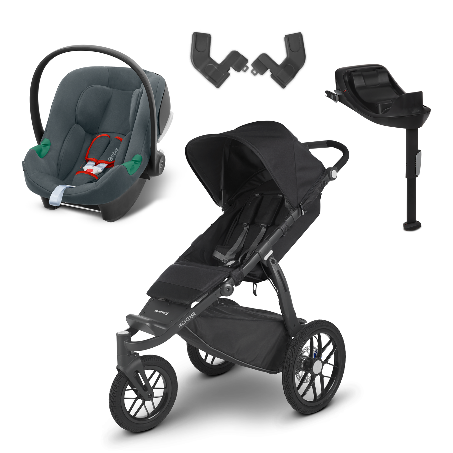 UPPAbaby Ridge with Cybex Aton B2 and Base