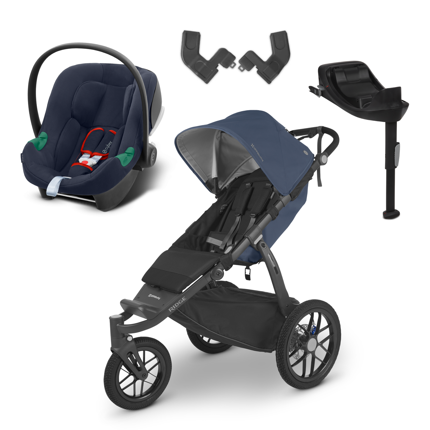 UPPAbaby Ridge with Cybex Aton B2 and Base