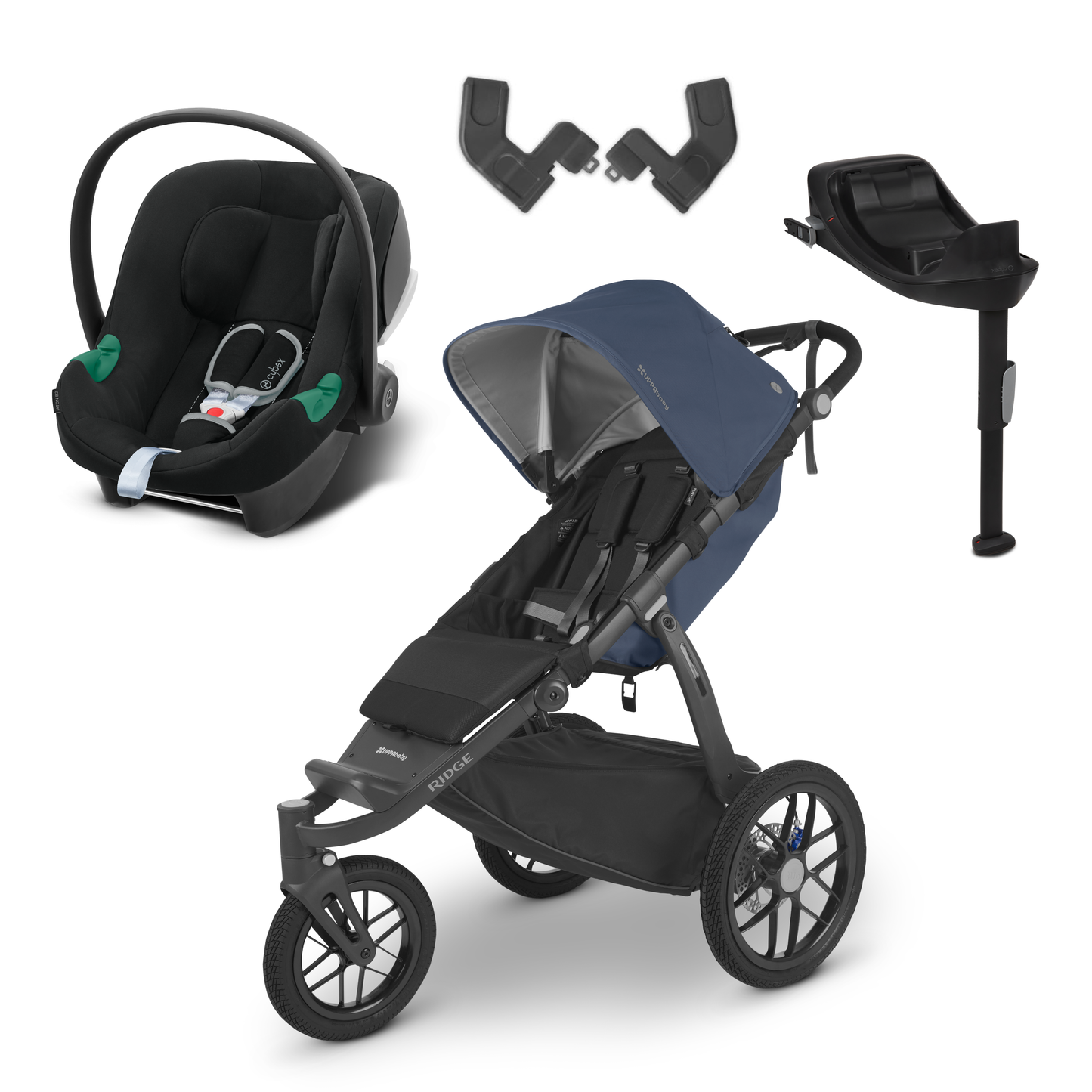 UPPAbaby Ridge with Cybex Aton B2 and Base