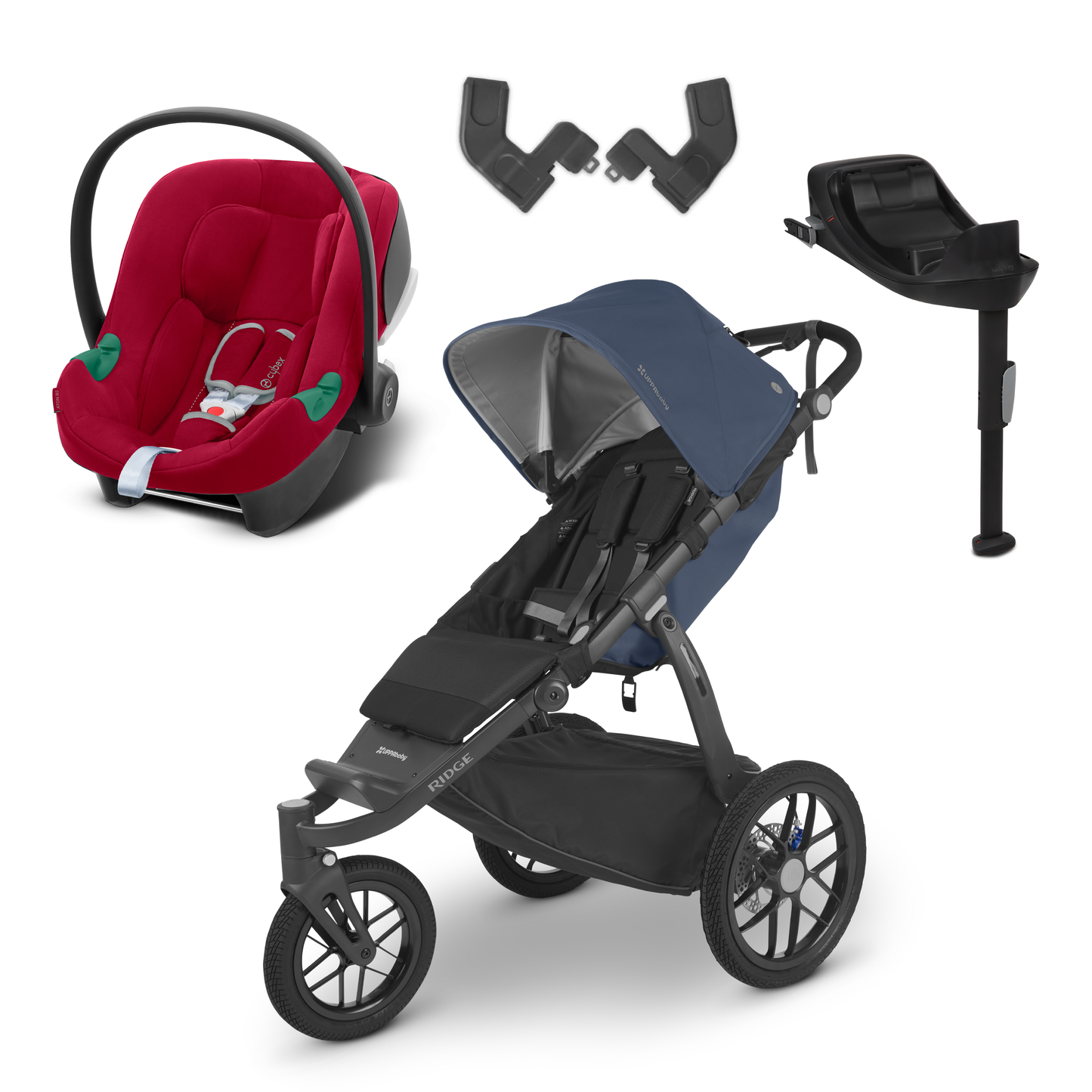 UPPAbaby Ridge with Cybex Aton B2 and Base