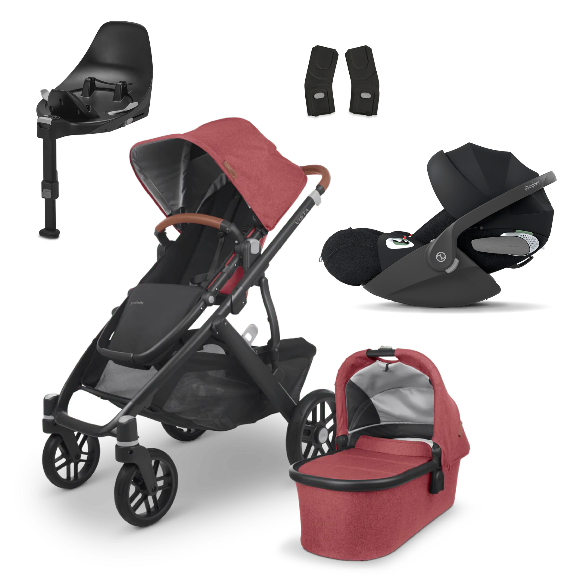 Cybex cloud z uppababy vista best sale
