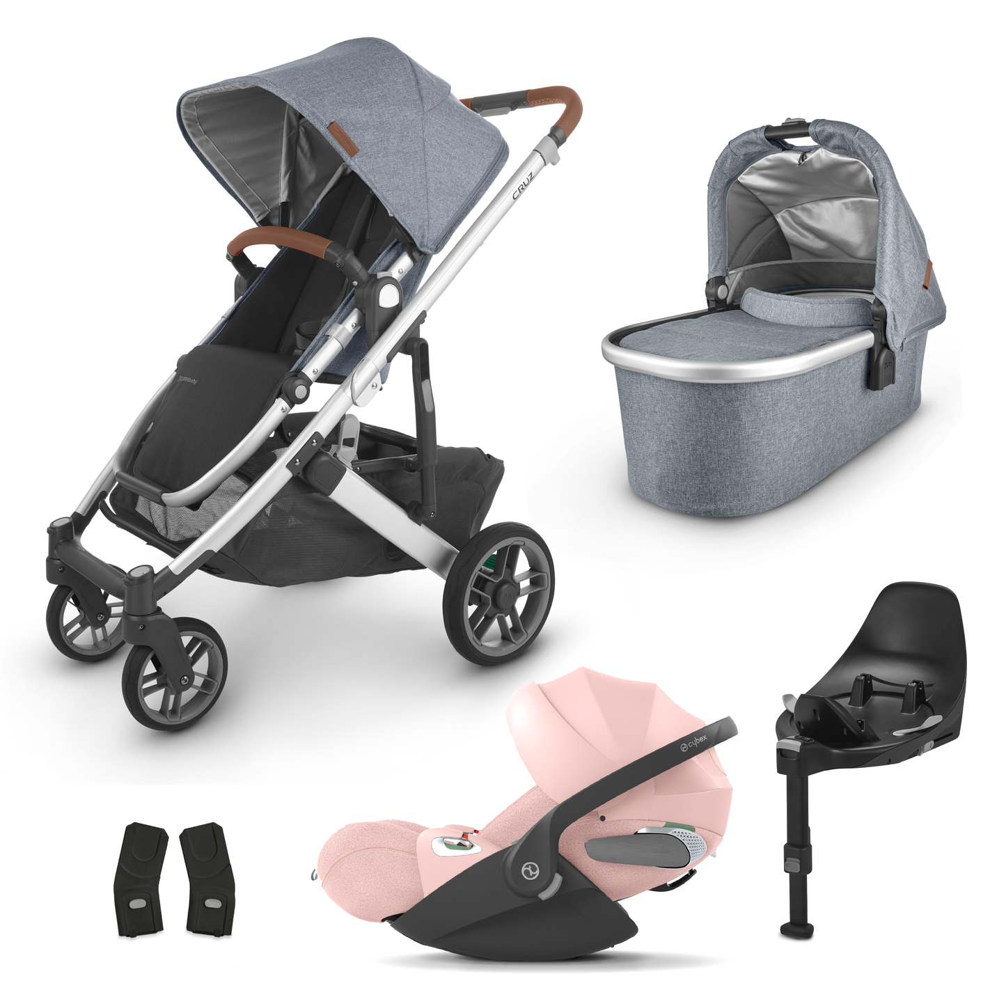 UPPAbaby Cruz with Cybex Cloud T and Base T