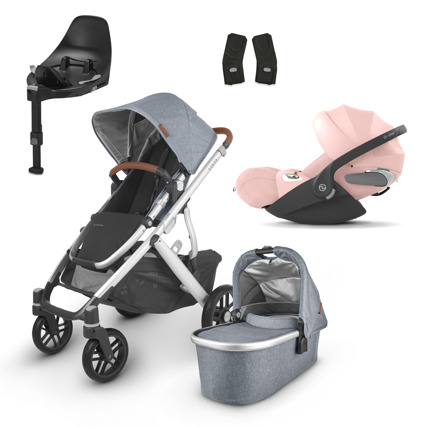 UPPAbaby Vista V2 Buggy with Cybex Cloud T and Base T
