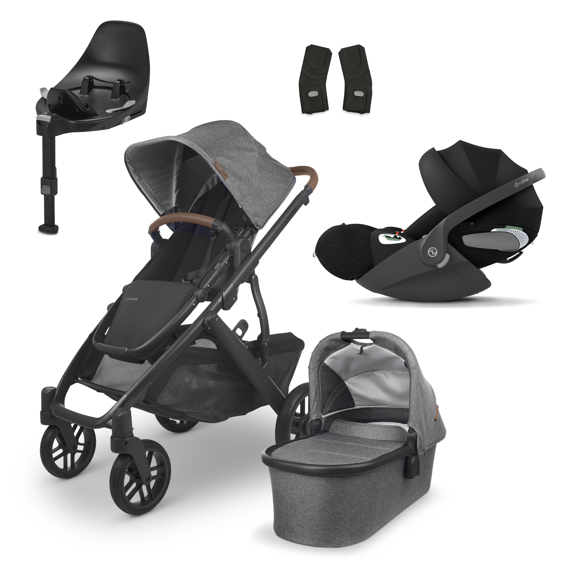 UPPABaby Vista V2 Travel System with Cybex Cloud T Car Seat Base BabyDoc Shop Ireland