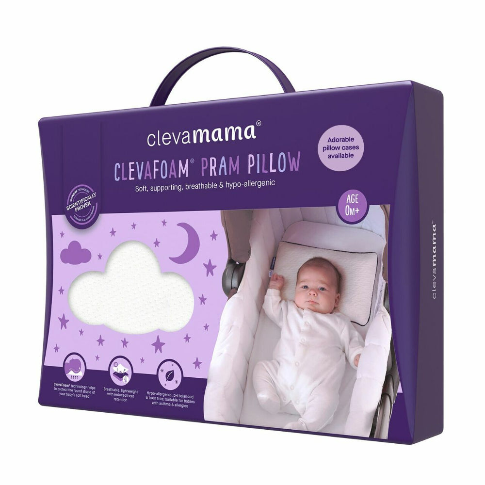 Clevamama Pram & Moses Basket Baby Pillow