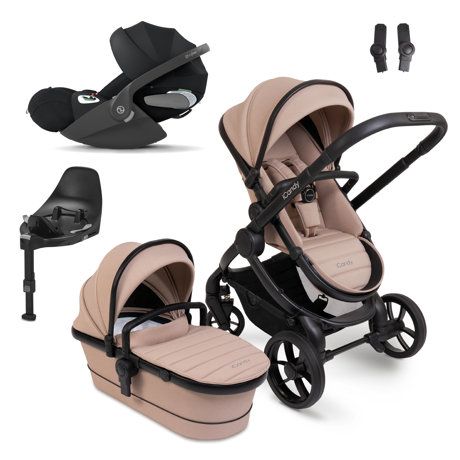 iCandy Peach 7 Travel System with Cloud T Car Seat and Base BabyDoc Shop Ireland